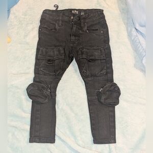O.P.S Black Denim Jeans Toddler 2T